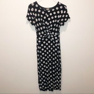 ASOS polka dot short sleeve dress